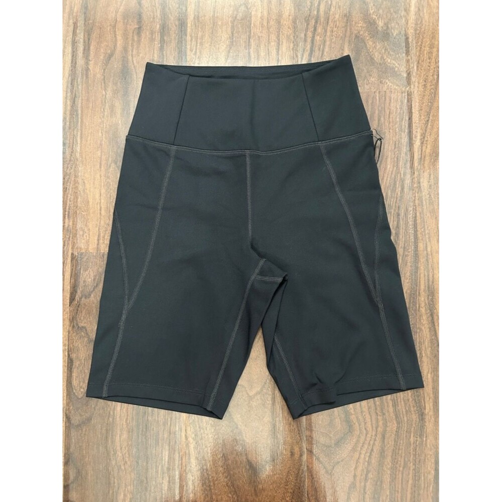 Girlfriend Collective Black High-Rise Bike Shorts